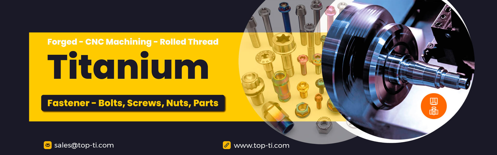 Manufacturer of titanium bolts