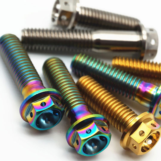 Titanium Race Spec Drilled Bolts