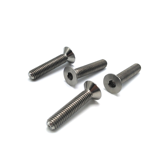 M4 Titanium Hex Socket Countersunk Screws DIN 7991