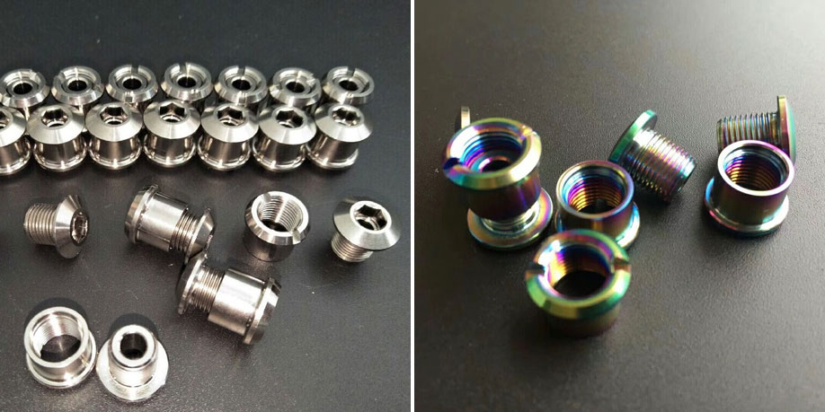 Titanium Crankset Chainring Bolts Nuts