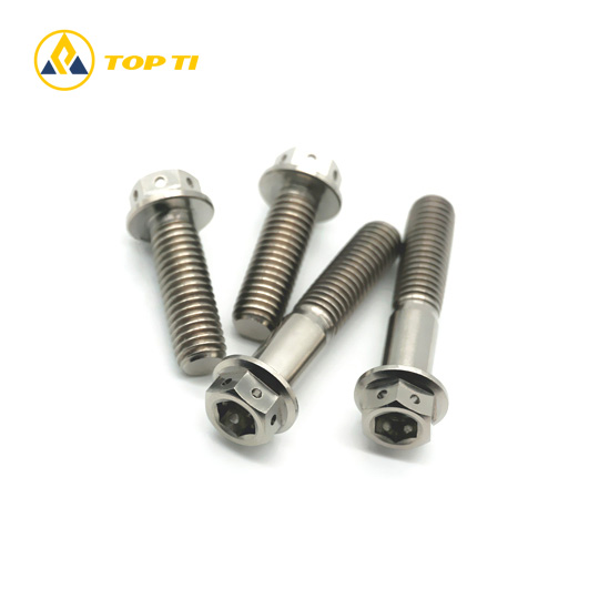 Titanium Hex Head Allen Flange Bolt